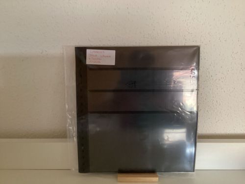 Lindner Omnia - Einsteckblätter  10 Stück  4 Taschen  schwarz   gebraucht