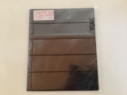 SAFE Variant Nr. 875 Einsteckblätter  5 Taschen 11 Ringe  schwarz neu