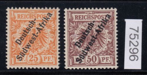Kolonien Dt. Südwestafrika 1897, Mich.-Nr.: I+II *