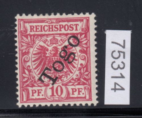 Kolonien Togo 1897 , Mich.-Nr.: 3 c * geprüft