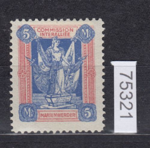 Abstimmung. Marienwerder 1920, Mi.-Nr. 14 a *