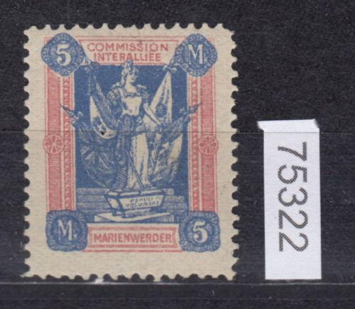 Abstimmung. Marienwerder 1920, Mi.-Nr. 14 a *