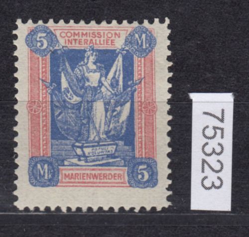 Abstimmung. Marienwerder 1920, Mi.-Nr. 14 a *