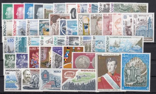 Monaco 1977, Mich.-Nr.: ** 1251-1274, 1279-1300    TADELLOS