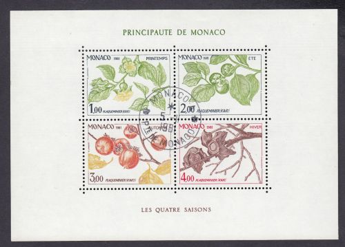 Monaco 1981, Mich.-Nr.: Block 18 gestempelt