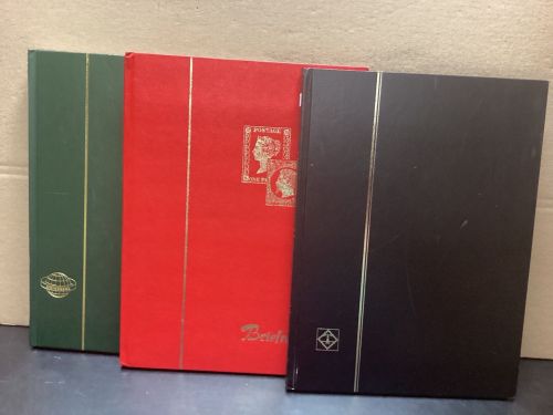 Briefmarkenalbum 3 Stück  weiß  a 16 Seiten gebraucht
