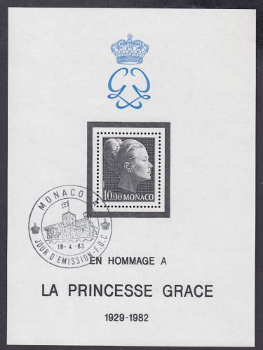 Monaco 1983, Mich.-Nr.: Block 22 gestempelt