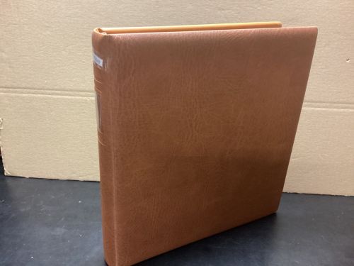 Lindner Ringbinder (18 Ringe) 1 mal gebraucht leer braun