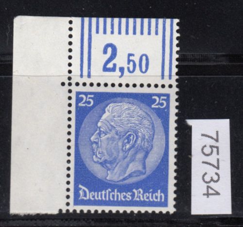 DR 1933, Mich.-Nr.: 522  ** Eckrand