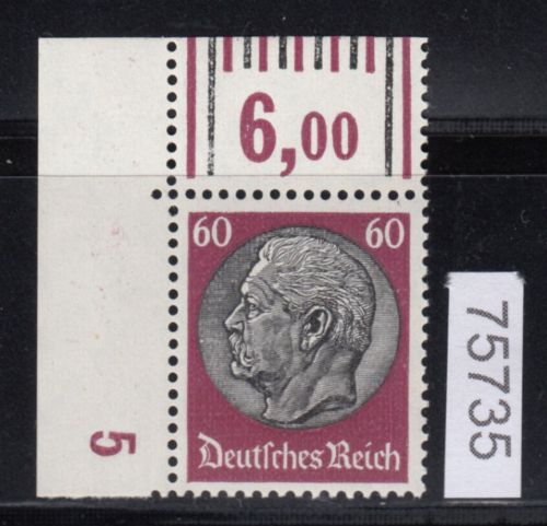 DR 1933, Mich.-Nr.: 526  ** Eckrand