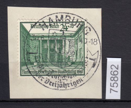 DR 1940, Mich.-Nr.: 743 gestempelt Luxus   Zentrisch   Hamburg