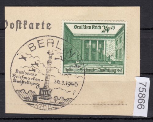DR 1940, Mich.-Nr.: 743 gestempelt Luxus   Berlin