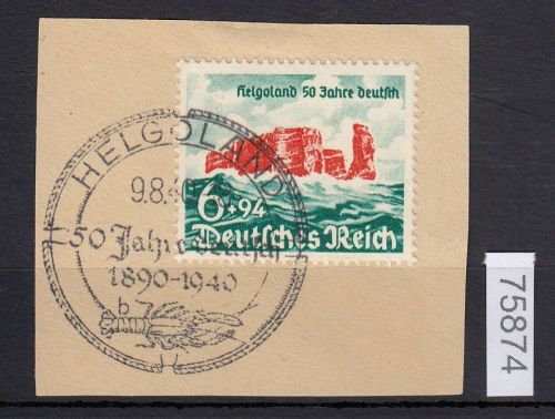 DR 1940, Mich.-Nr.: 750 gestempelt Luxus   Ersttag