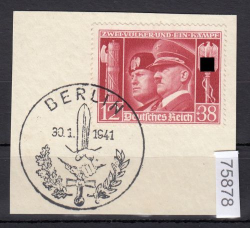 DR 1941, Mich.-Nr.: 763 gestempelt Luxus Ersttag