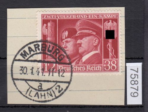 DR 1941, Mich.-Nr.: 763 gestempelt Luxus Ersttag   Marburg