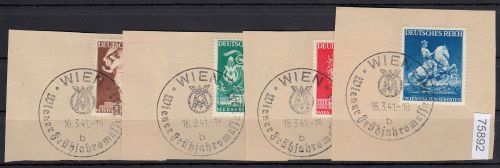 DR 1941, Mich.-Nr.: 768-71 gestempelt Luxus    Messe  Wien