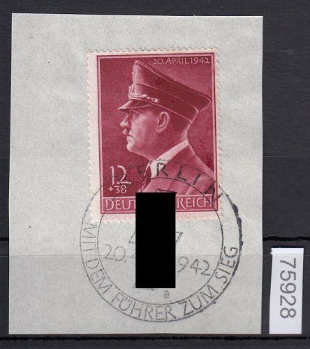 DR 1942, Mich.-Nr.: 813 gestempelt Luxus