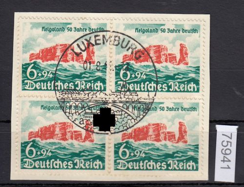 DR 1940, Mich.-Nr.: 750 gestempelt    4er-Block