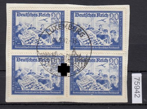 DR 1941, Mich.-Nr.: 777 gestempelt    4er-Block