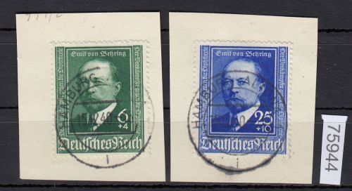 DR 1940, Mich.-Nr.: 760+61 gestempelt Luxus