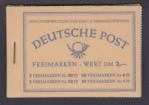 Berlin 1952, Mich.-Nr.: MH 2 **  H-Blätter 5-10   lesen