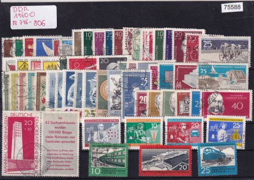 DDR 1960, Mich.-Nr.: 746-806 Komplett  gestempelt