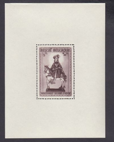 Belgien 1942, Mich.-Nr.: Block 16 **   Saint Martin zu Pferd    lesen