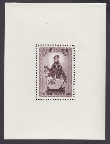 Belgien 1942, Mich.-Nr.: Block 16 **   Saint Martin zu Pferd    lesen