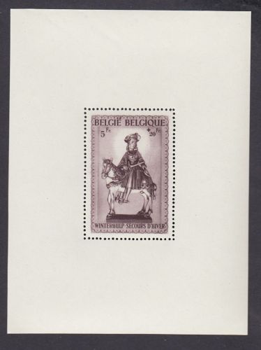 Belgien 1942, Mich.-Nr.: Block 16 **  MNH  Saint Martin zu Pferd