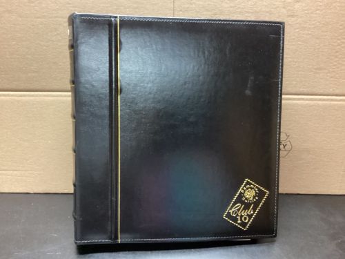 Deutsche Post  Zehnerbogenalbum  Ringbinder ( 4 Ringe )  + 40 Hüllen  gebraucht