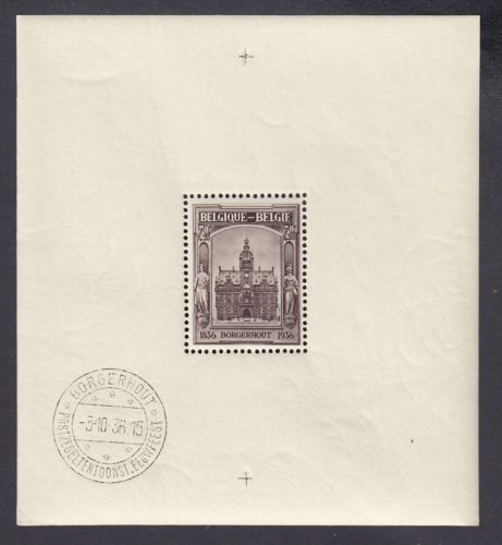 Belgien 1936, Mich.-Nr.: Block 4 **  MNH  Jahrhundertfeier, Borgerhout