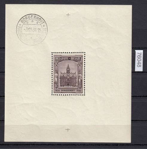 Belgien 1936, Mich.-Nr.: Block 4 **  MNH  Jahrhundertfeier, Borgerhout