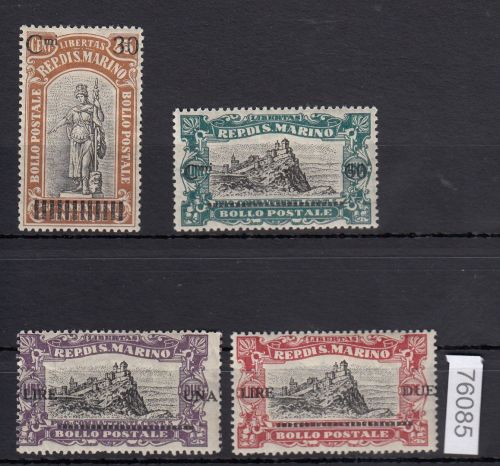 San Marino 1924, Mich.-Nr.: 105-08 *