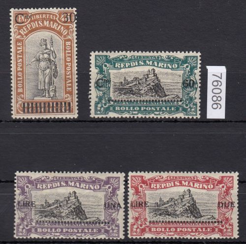 San Marino 1924, Mich.-Nr.: 105-08 *