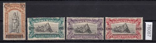 San Marino 1924, Mich.-Nr.: 105-08 *