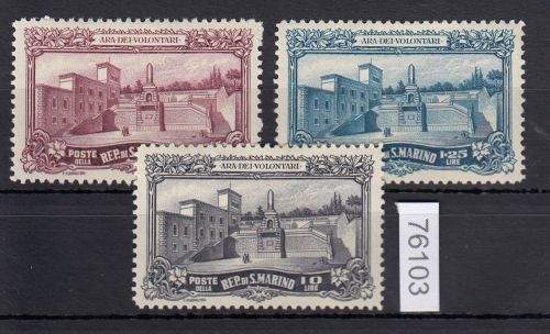 San Marino 1927, Mich.-Nr.: 138-40 *