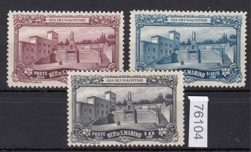 San Marino 1927, Mich.-Nr.: 138-40 *