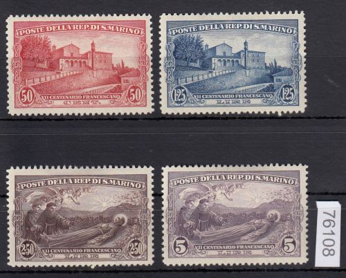 San Marino 1927, Mich.-Nr.: 141-44 *