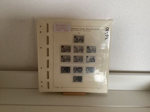Schaubeck Vatikan 1980 - 2000 Vordrucke  gebraucht