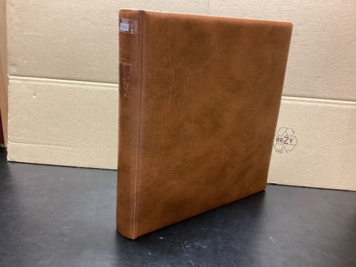 Lindner Ringbinder (18 Ringe) 1 mal gebraucht leer braun