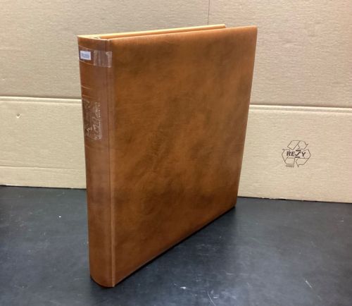 Lindner Ringbinder (18 Ringe) 1 mal gebraucht leer braun