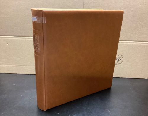Lindner Ringbinder (18 Ringe) 1 mal gebraucht leer braun