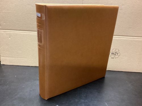 Lindner Ringbinder (18 Ringe) 1 mal gebraucht leer braun