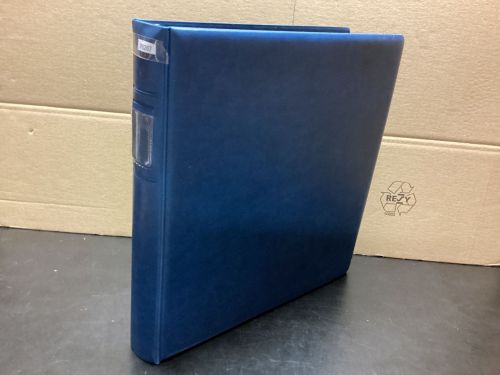 Lindner Ringbinder (18 Ringe) 1 mal gebraucht leer blau