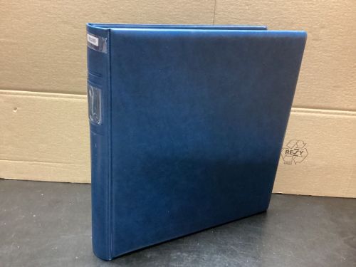 Lindner Ringbinder (18 Ringe) 1 mal gebraucht leer blau