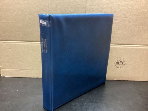 Lindner Ringbinder (18 Ringe) 1 mal gebraucht leer blau