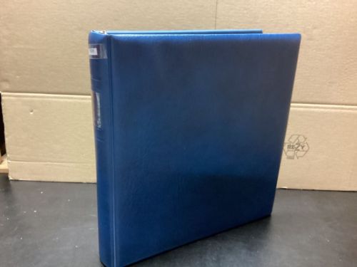 Lindner Ringbinder (18 Ringe) 1 mal gebraucht leer blau