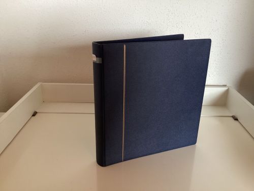 SAFE Ringbinder (14 Ringe) 1 mal gebraucht leer blau