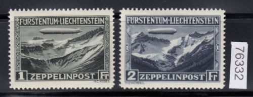 Liechtenstein 1931 : Mi.-Nr.:114+15 *