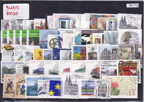 Bund 2003, Mich.-Nr.: 2305-2373 Gestempelt Komplett LUXUS  Zentrisch